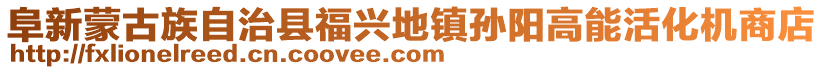 阜新蒙古族自治縣福興地鎮(zhèn)孫陽高能活化機(jī)商店