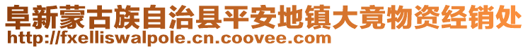 阜新蒙古族自治縣平安地鎮(zhèn)大竟物資經(jīng)銷處