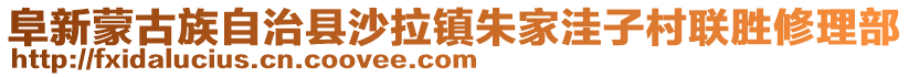 阜新蒙古族自治縣沙拉鎮(zhèn)朱家洼子村聯(lián)勝修理部