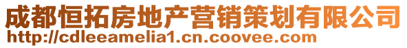 成都恒拓房地產營銷策劃有限公司