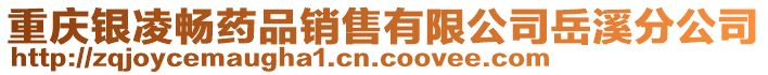 重慶銀凌暢藥品銷售有限公司岳溪分公司