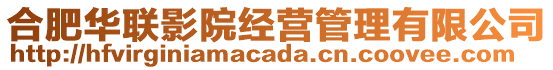 合肥華聯(lián)影院經營管理有限公司