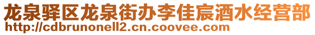 龍泉驛區(qū)龍泉街辦李佳宸酒水經營部