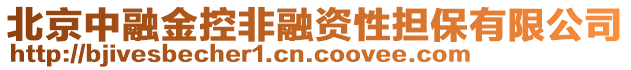 北京中融金控非融资性担保有限公司