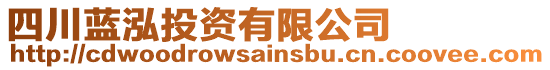 四川藍(lán)泓投資有限公司