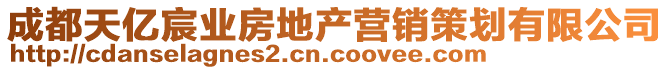 成都天億宸業(yè)房地產(chǎn)營銷策劃有限公司