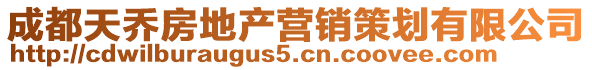 成都天喬房地產(chǎn)營銷策劃有限公司