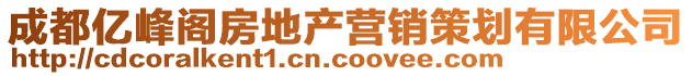 成都億峰閣房地產營銷策劃有限公司