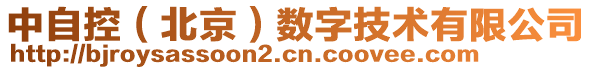 中自控（北京）數(shù)字技術有限公司