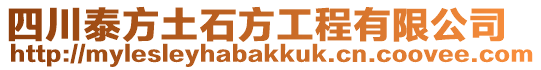 四川泰方土石方工程有限公司