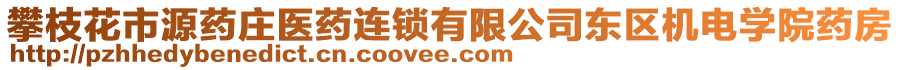 攀枝花市源藥莊醫(yī)藥連鎖有限公司東區(qū)機(jī)電學(xué)院藥房