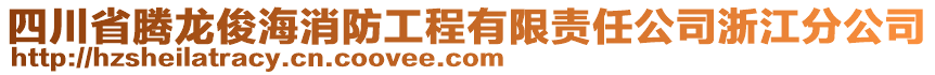 四川省騰龍俊海消防工程有限責(zé)任公司浙江分公司