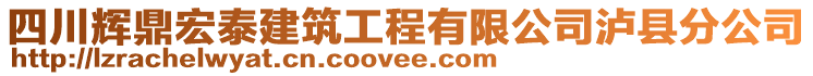 四川輝鼎宏泰建筑工程有限公司瀘縣分公司