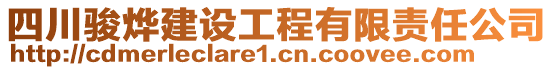 四川駿燁建設(shè)工程有限責(zé)任公司