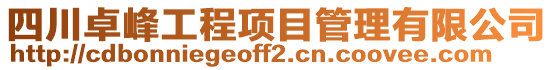 四川卓峰工程項目管理有限公司