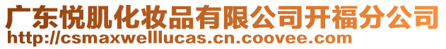 廣東悅肌化妝品有限公司開福分公司