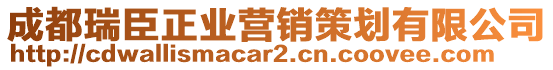 成都瑞臣正業營銷策劃有限公司