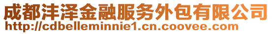 成都灃澤金融服務(wù)外包有限公司