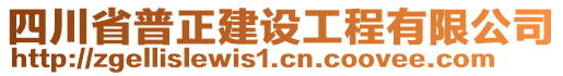 四川省普正建設(shè)工程有限公司