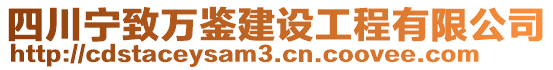 四川寧致萬鑒建設(shè)工程有限公司