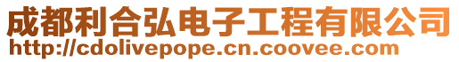 成都利合弘電子工程有限公司