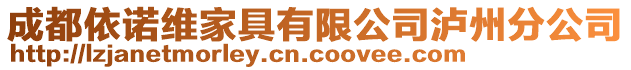 成都依諾維家具有限公司瀘州分公司