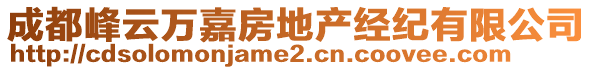 成都峰云萬嘉房地產(chǎn)經(jīng)紀(jì)有限公司