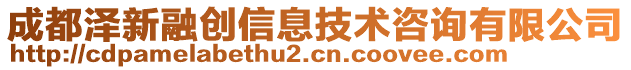 成都澤新融創(chuàng)信息技術(shù)咨詢有限公司