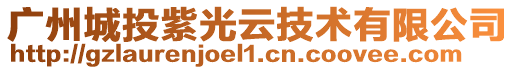 廣州城投紫光云技術(shù)有限公司