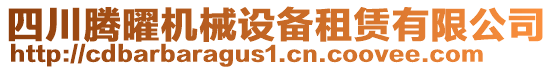 四川腾曜机械设备租赁有限公司