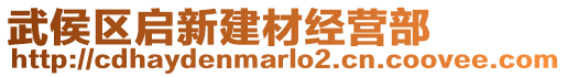 武侯區(qū)啟新建材經(jīng)營(yíng)部