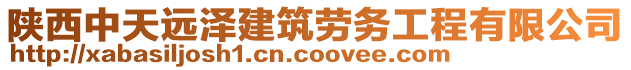 陜西中天遠澤建筑勞務(wù)工程有限公司