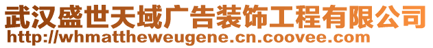 武漢盛世天域廣告裝飾工程有限公司