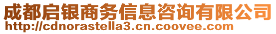 成都啟銀商務(wù)信息咨詢有限公司