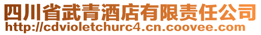 四川省武青酒店有限責(zé)任公司