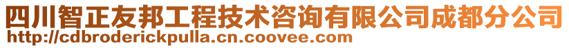 四川智正友邦工程技術咨詢有限公司成都分公司