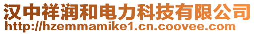 漢中祥潤和電力科技有限公司