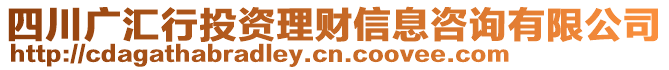 四川廣匯行投資理財信息咨詢有限公司