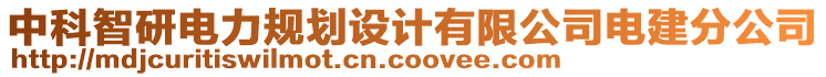 中科智研電力規(guī)劃設(shè)計有限公司電建分公司