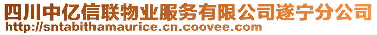 四川中億信聯物業服務有限公司遂寧分公司