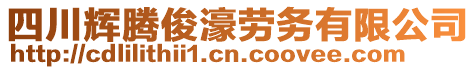 四川輝騰俊濠勞務(wù)有限公司