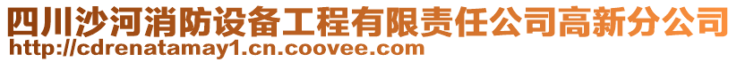 四川沙河消防設(shè)備工程有限責(zé)任公司高新分公司