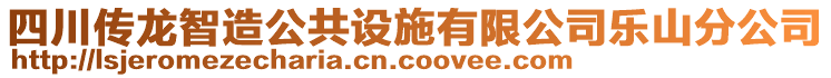 四川傳龍智造公共設(shè)施有限公司樂山分公司