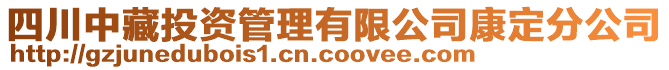 四川中藏投資管理有限公司康定分公司