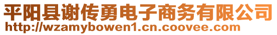 平陽(yáng)縣謝傳勇電子商務(wù)有限公司