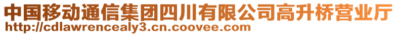 中國移動通信集團(tuán)四川有限公司高升橋營業(yè)廳