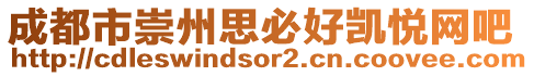 成都市崇州思必好凱悅網(wǎng)吧