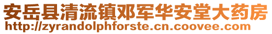 安岳縣清流鎮(zhèn)鄧軍華安堂大藥房