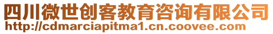 四川微世創(chuàng)客教育咨詢有限公司