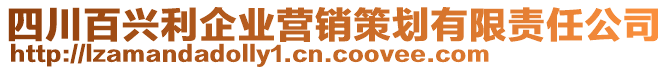 四川百興利企業(yè)營銷策劃有限責任公司